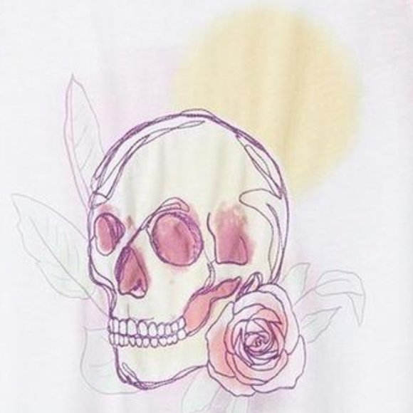 ❤️NWT VINTAGE TORRID TANK - FLORAL ROSE SKULL - SLEEVELESS CAMI - PLUS SIZE - Picture 2 of 7